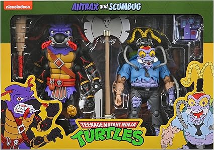 TMNT Turtles Antrax And Scumbug Neca