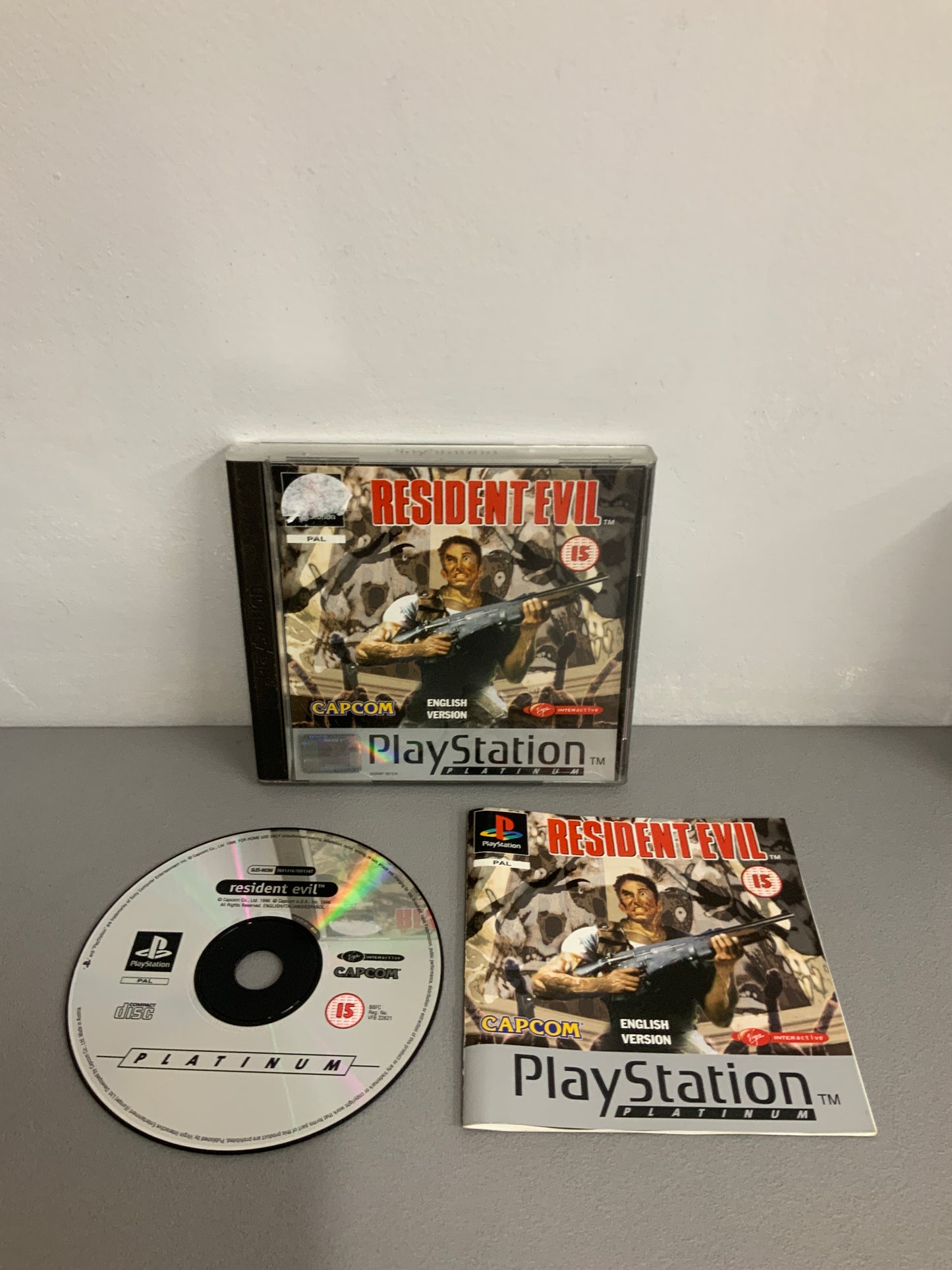 Resident Evil Playstation 1 Platinum