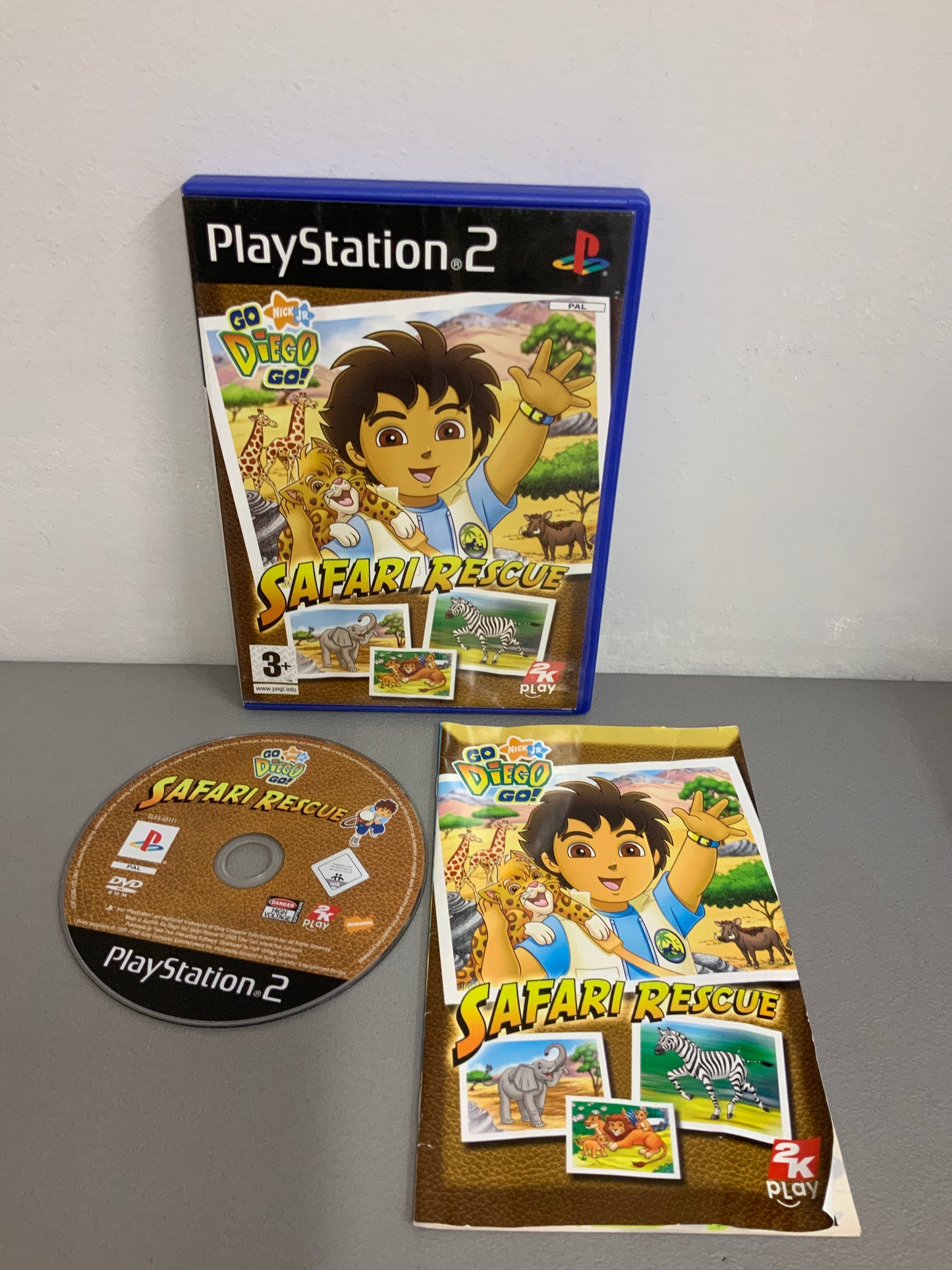 Go Diego Go Safari Rescue Playstation 2