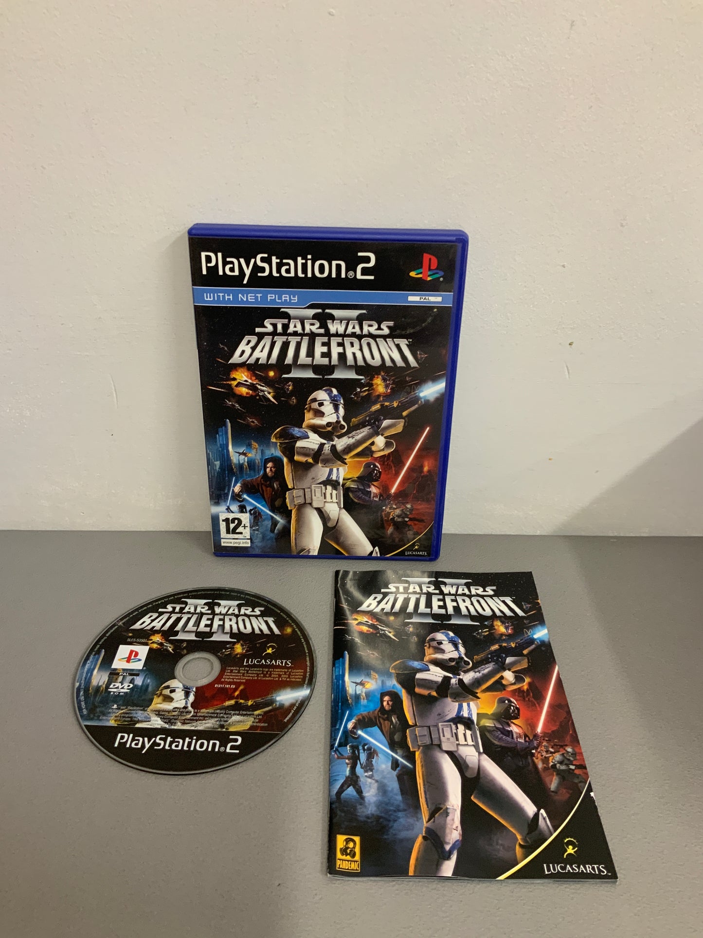 Star Wars Battle Front II 2 Playstation 2