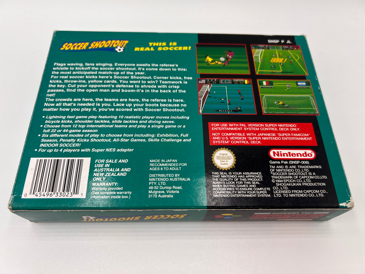Soccer Shootout Super Nintendo
