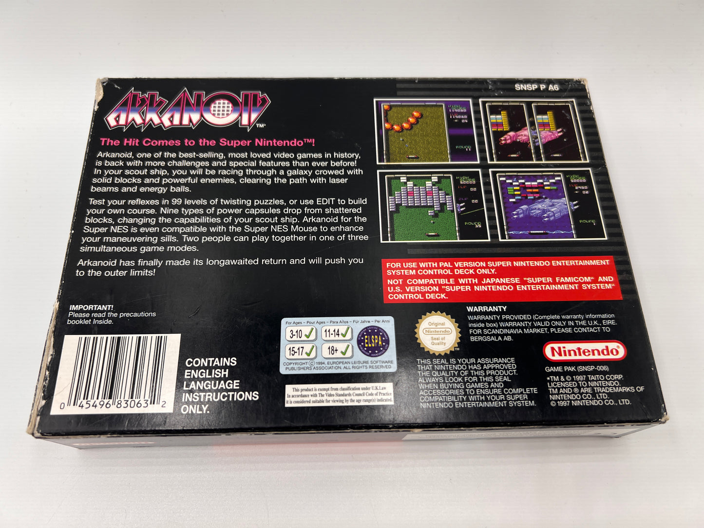 Arkanoid Super Nintendo
