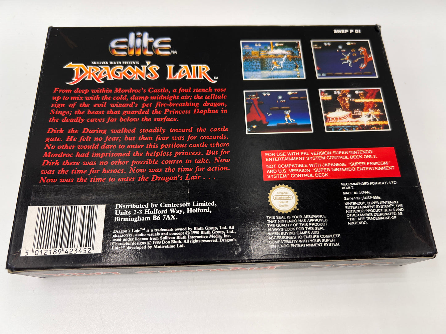 Dragons Lair Super Nintendo