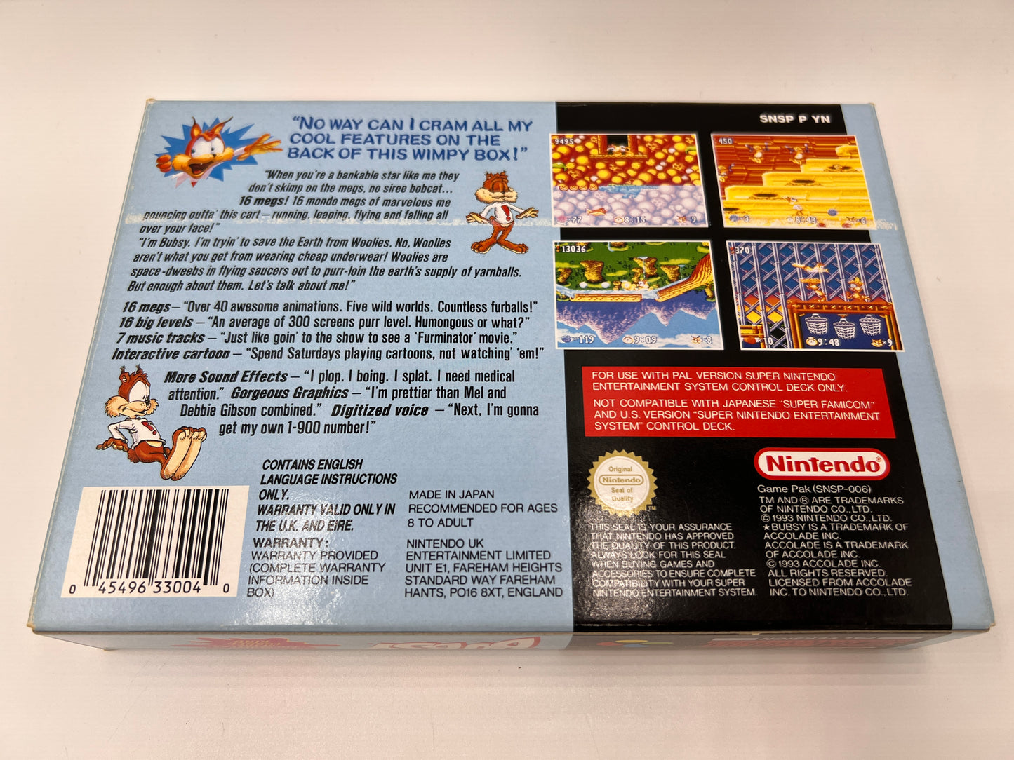 Bubsy Super Nintendo