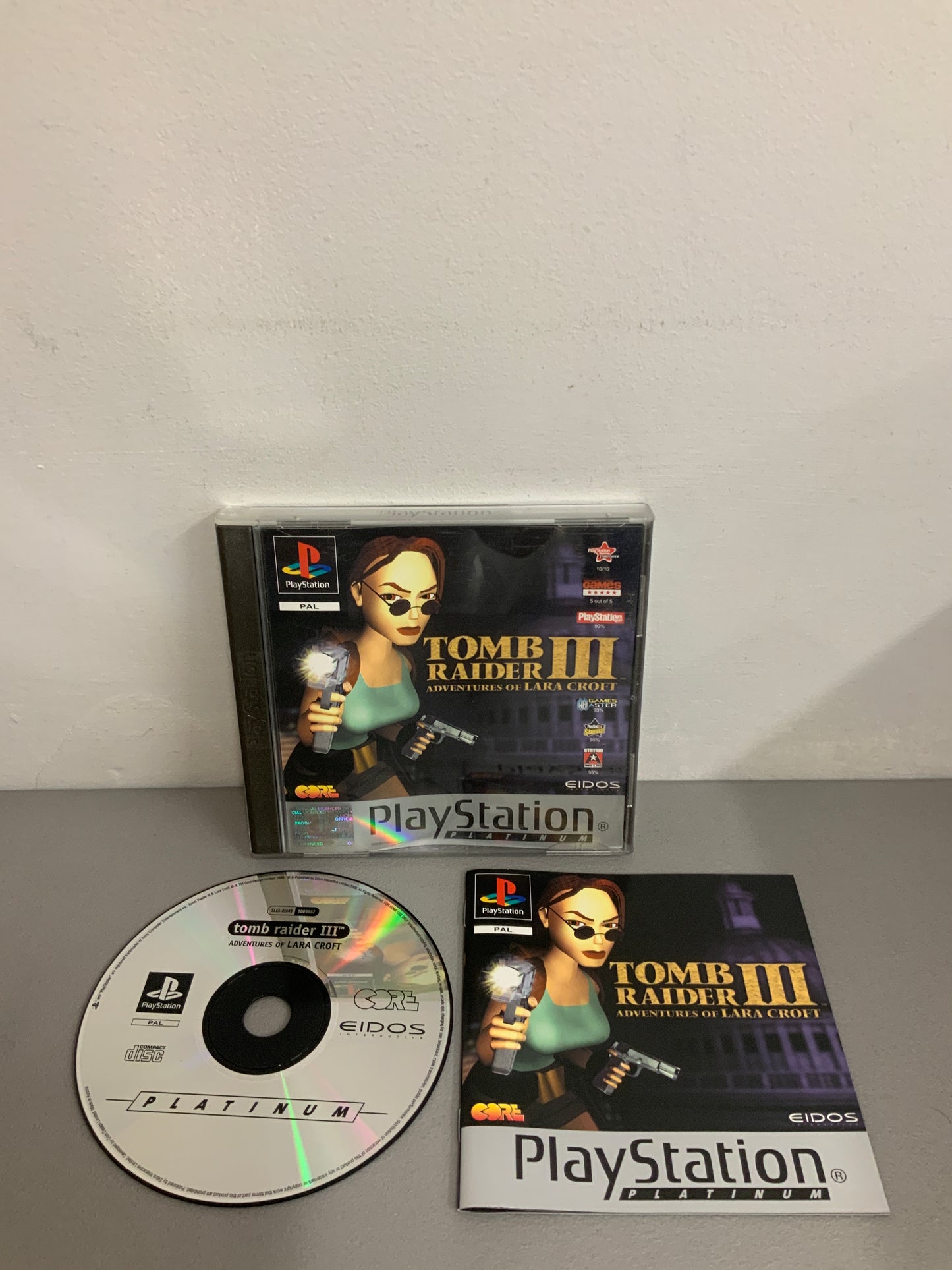 Tomb Raider III 3 Playstation 1
