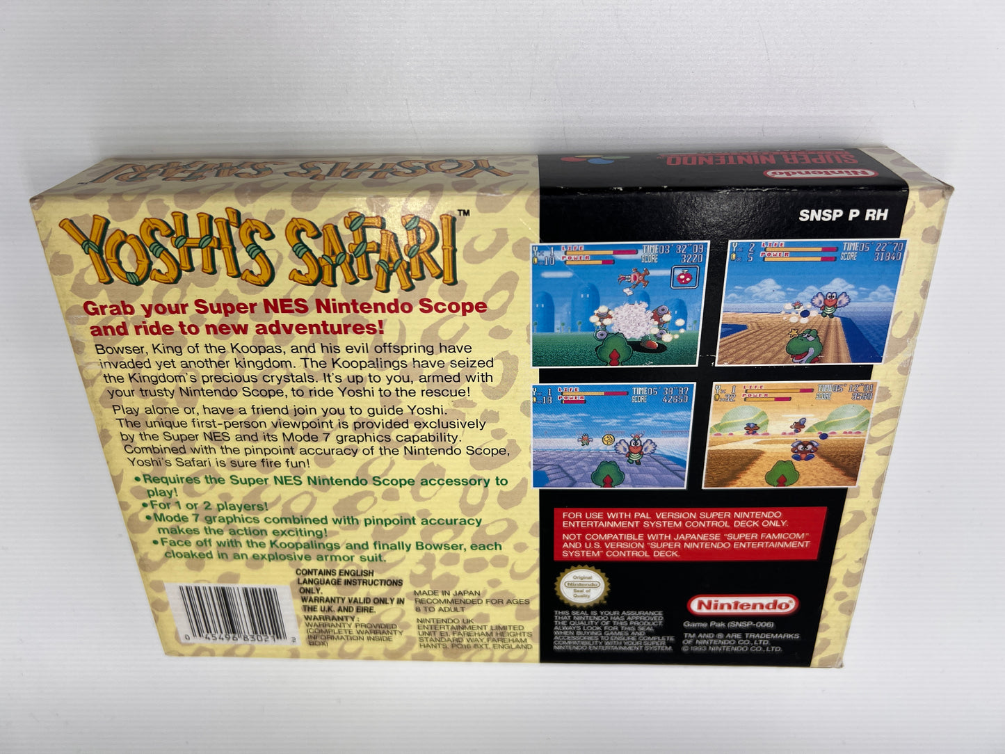 Yoshis Safari Super Nintendo