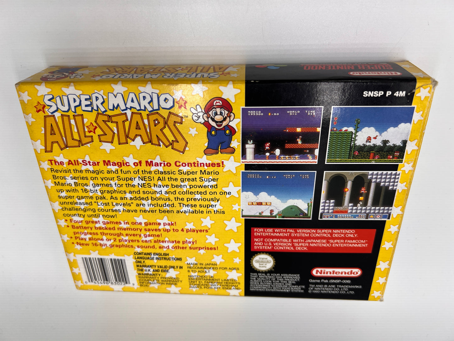 Super Mario All Stars Super Nintendos
