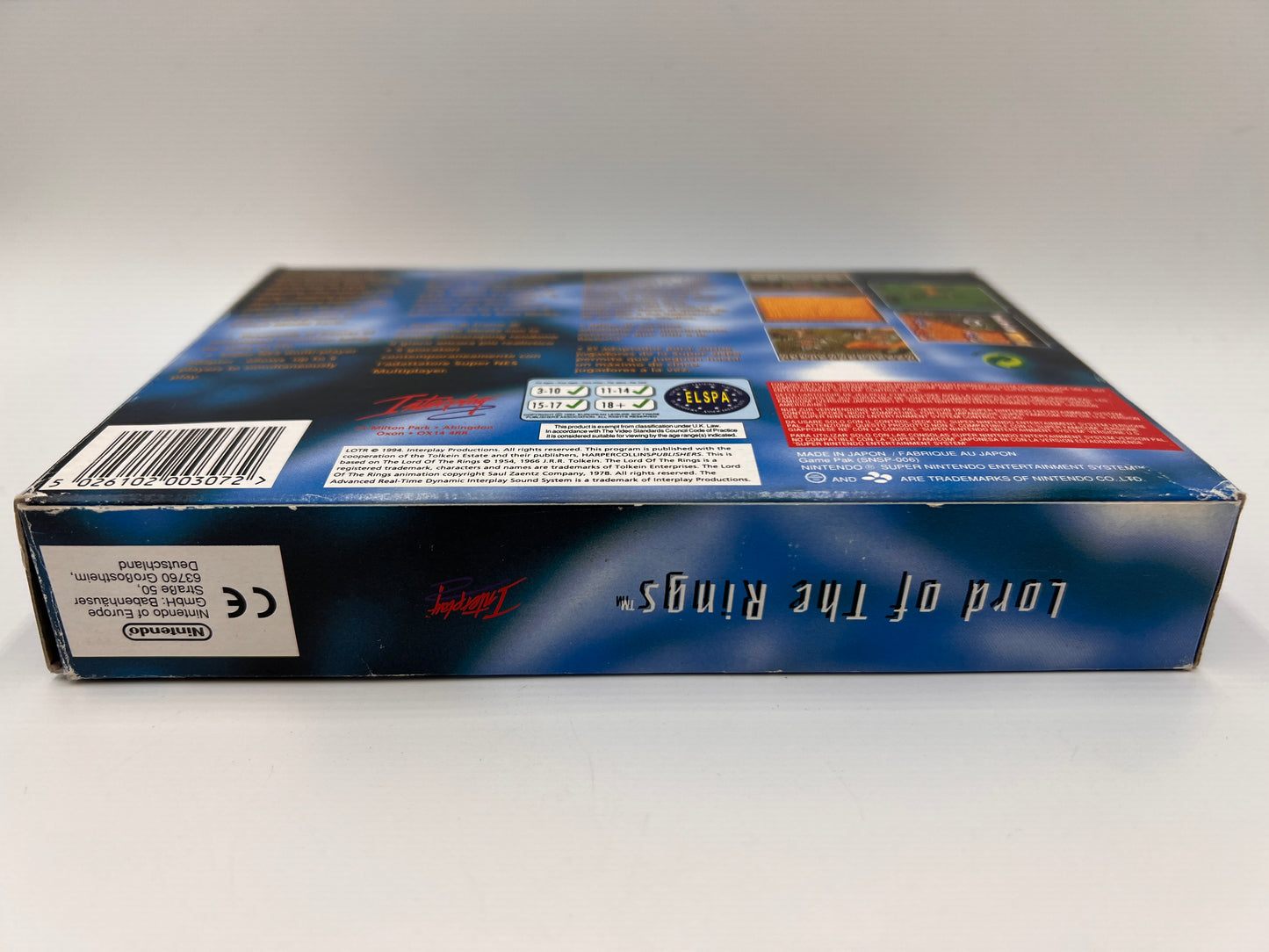 The Lord Of The Rings Super Nintendo