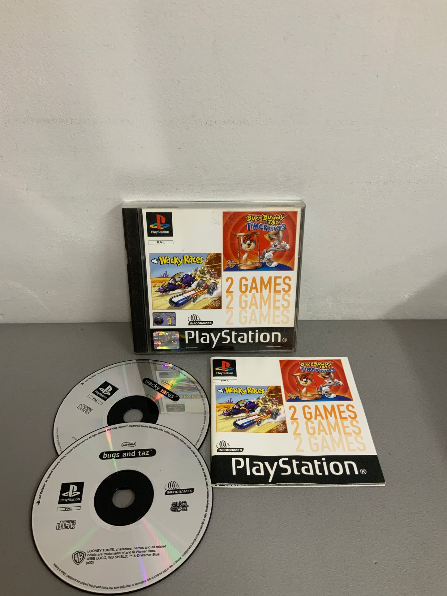 Wacky Races Bugs Bunny & Taz Playstation 1