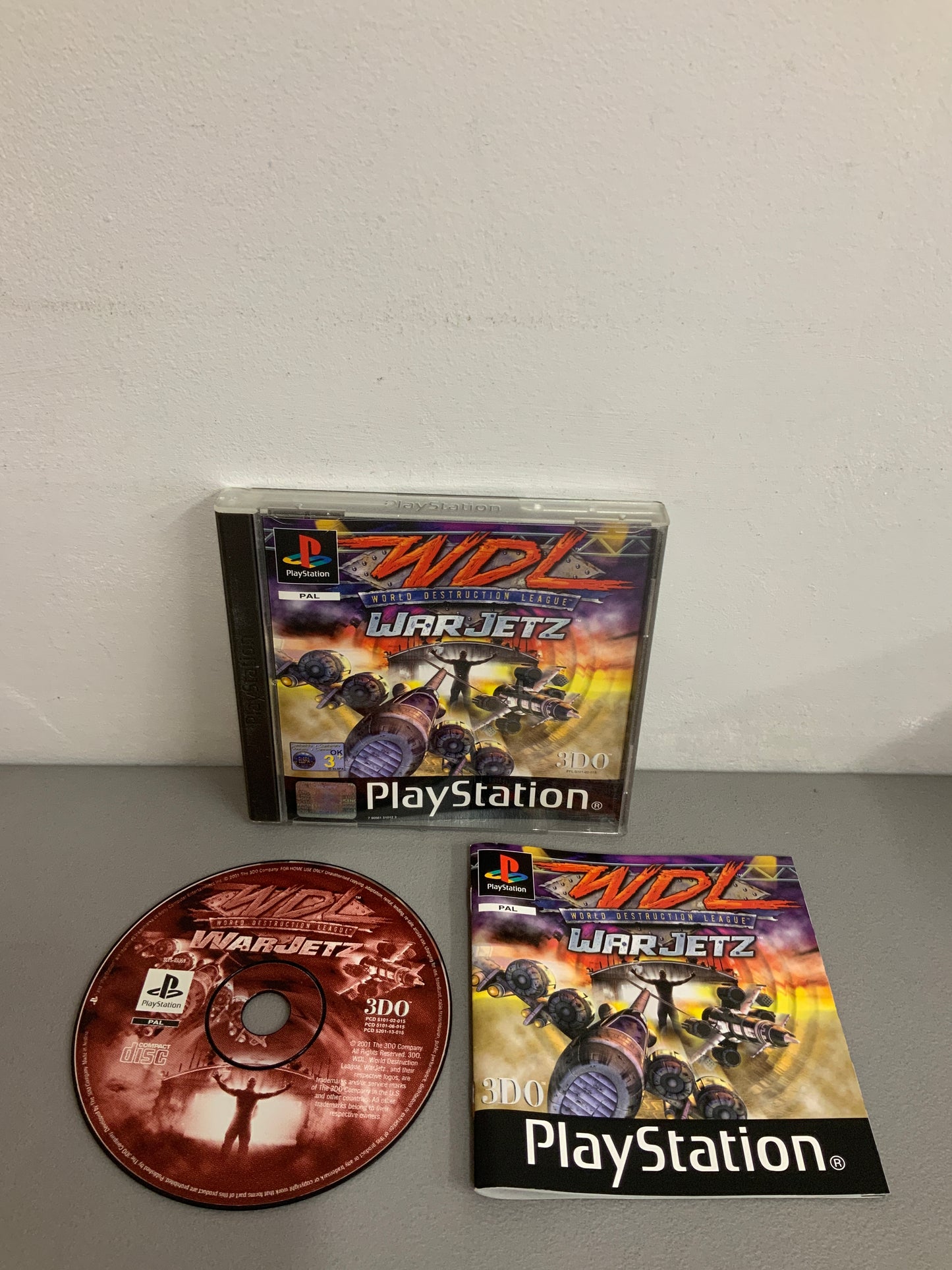 World Deastruction League Warjetz Playstation 1