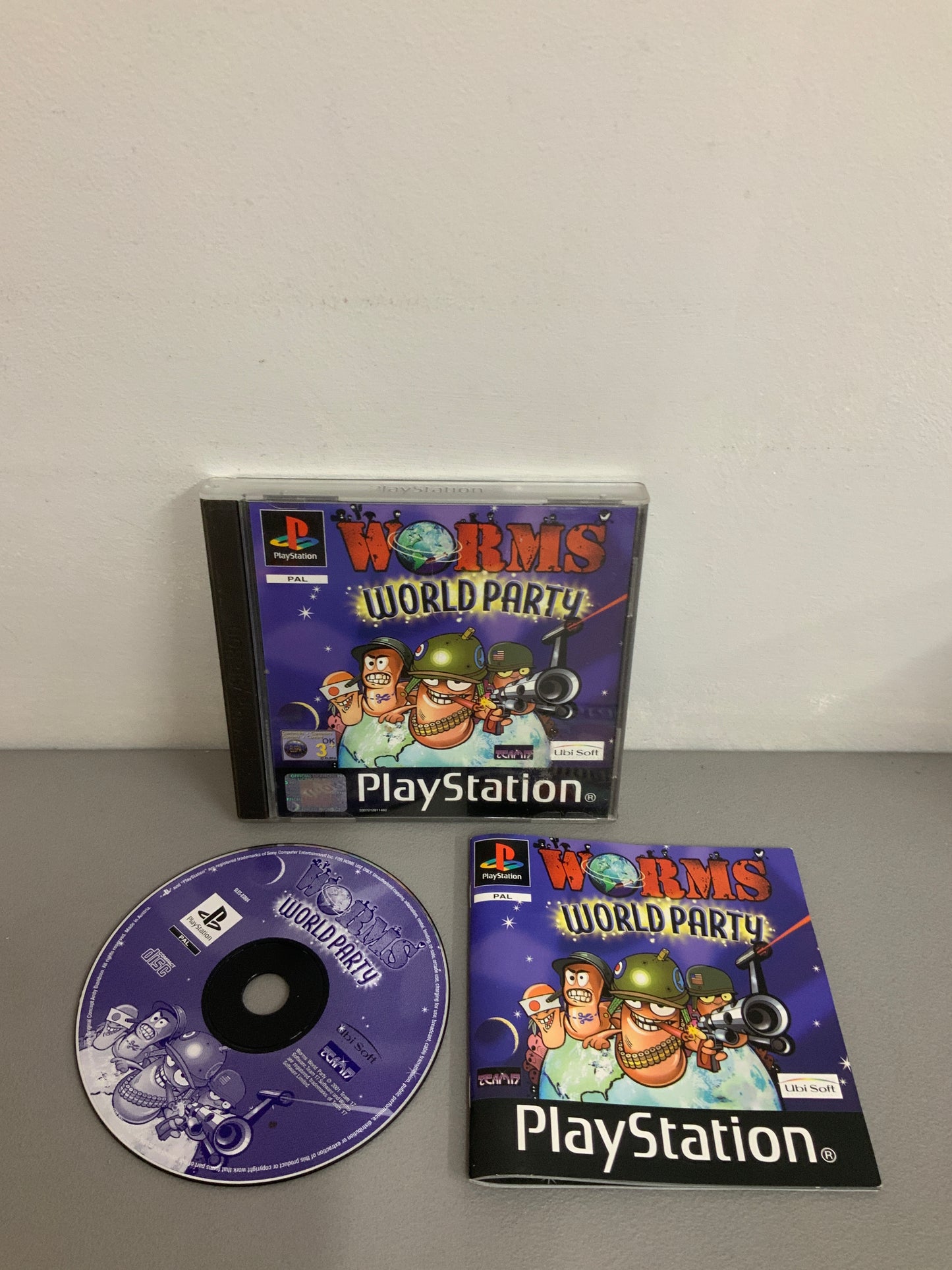 Worms World Party Playstation 1