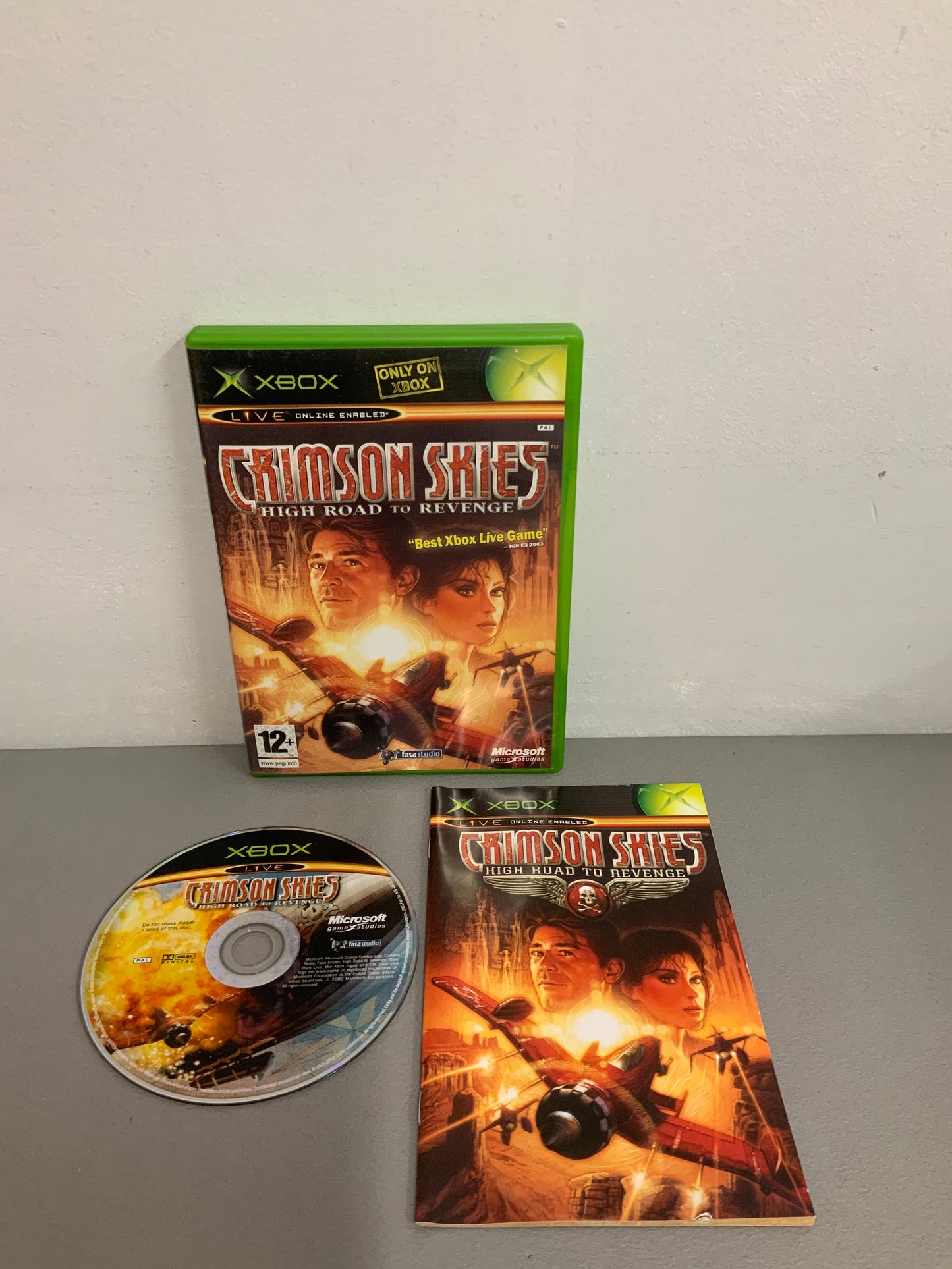Crimson Skies High Road To Revenge Xbox
