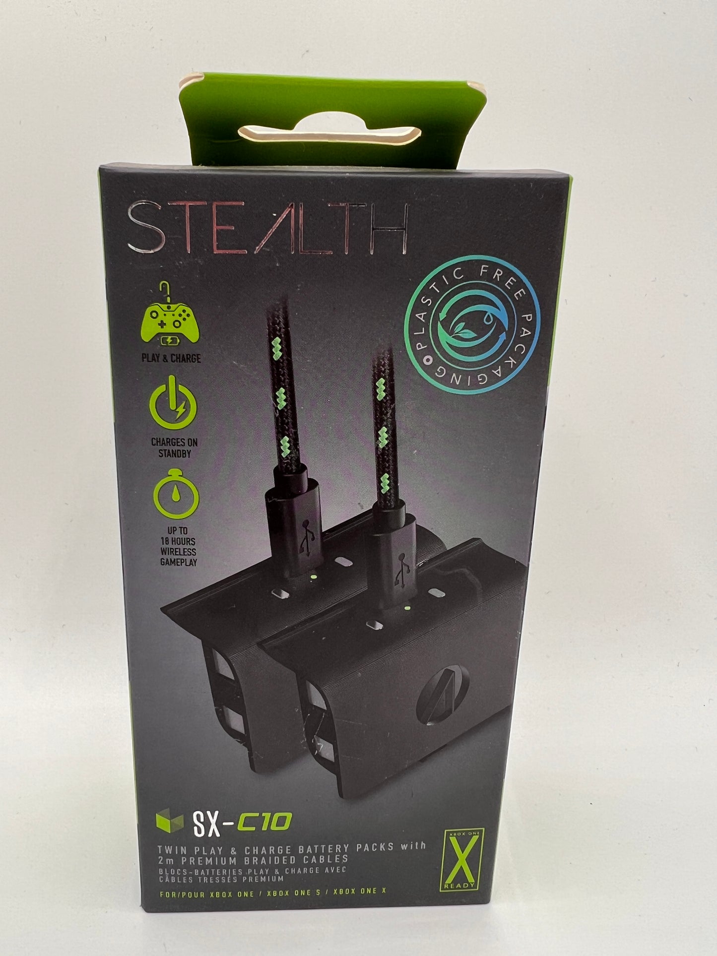 Xbox One Twin Play And Charge Black Stealth