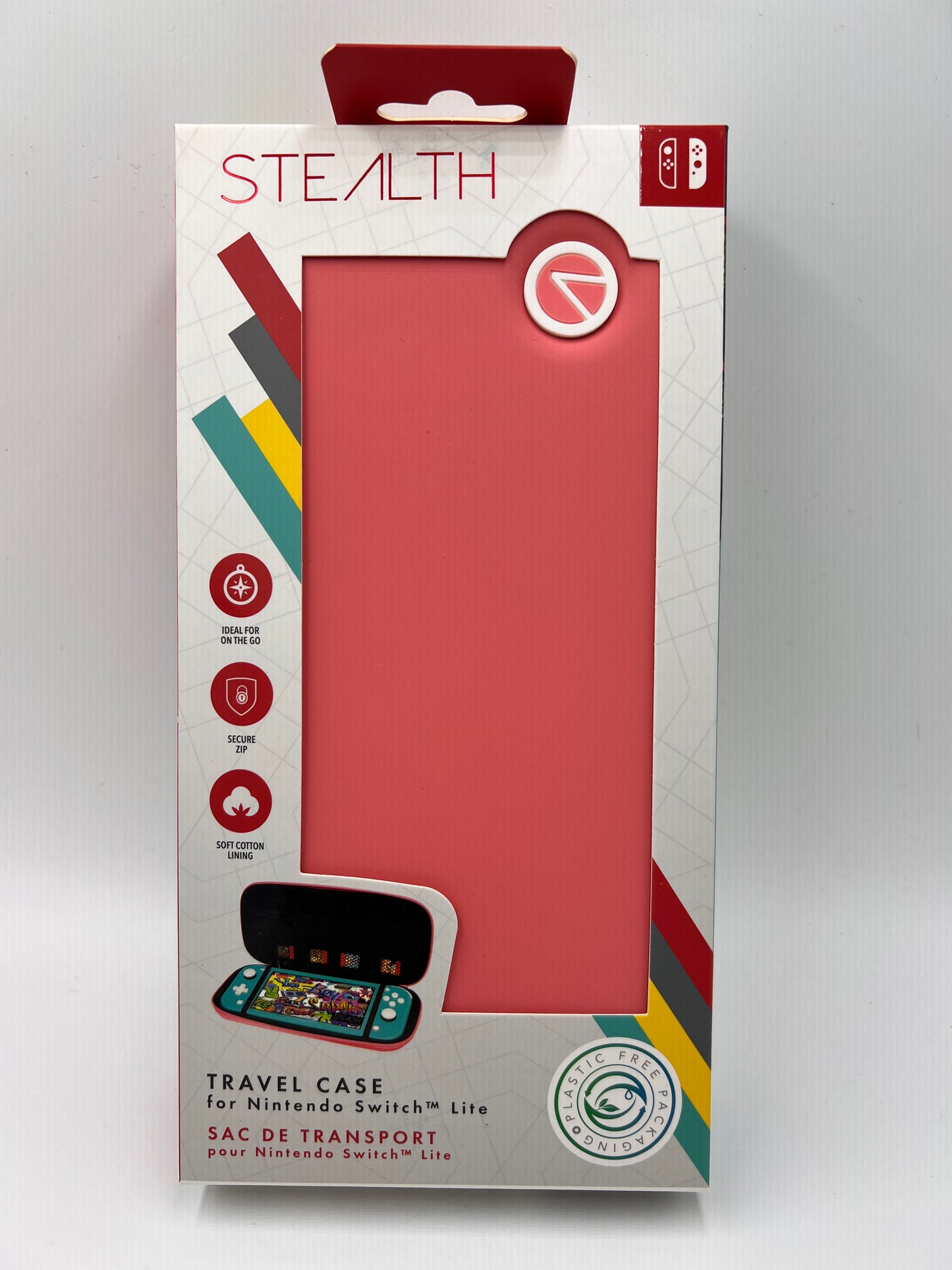 Nintendo Switch Lite Case Pink Stealth
