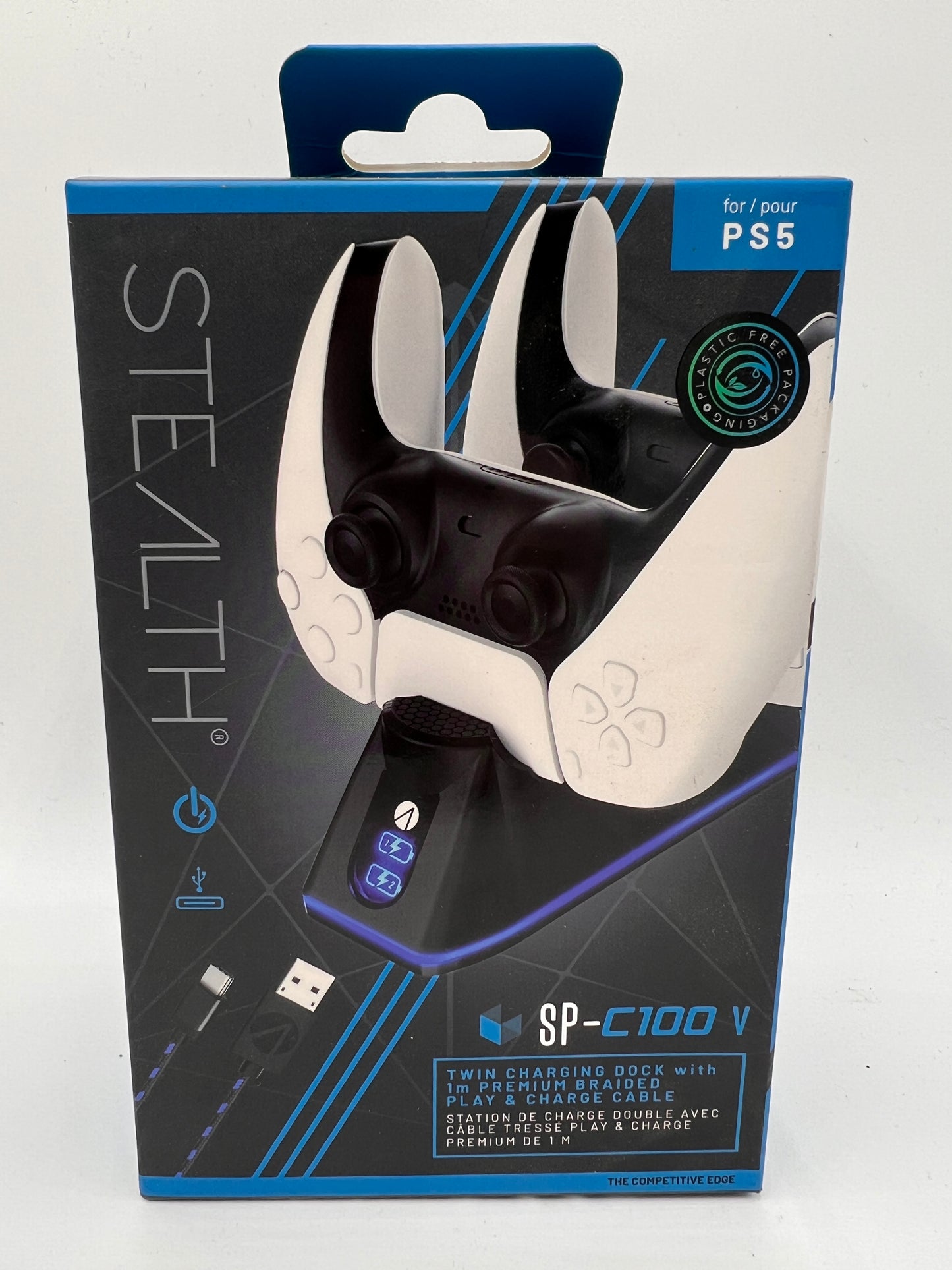 Playstation 5 Twin Charging Dock Black SP-C100v