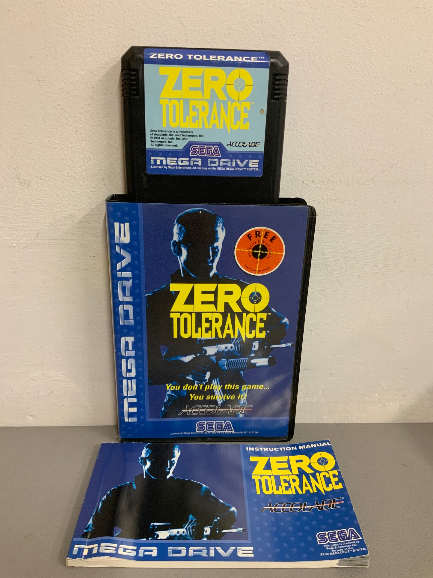 Zero Tolerance Sega Mega Drive