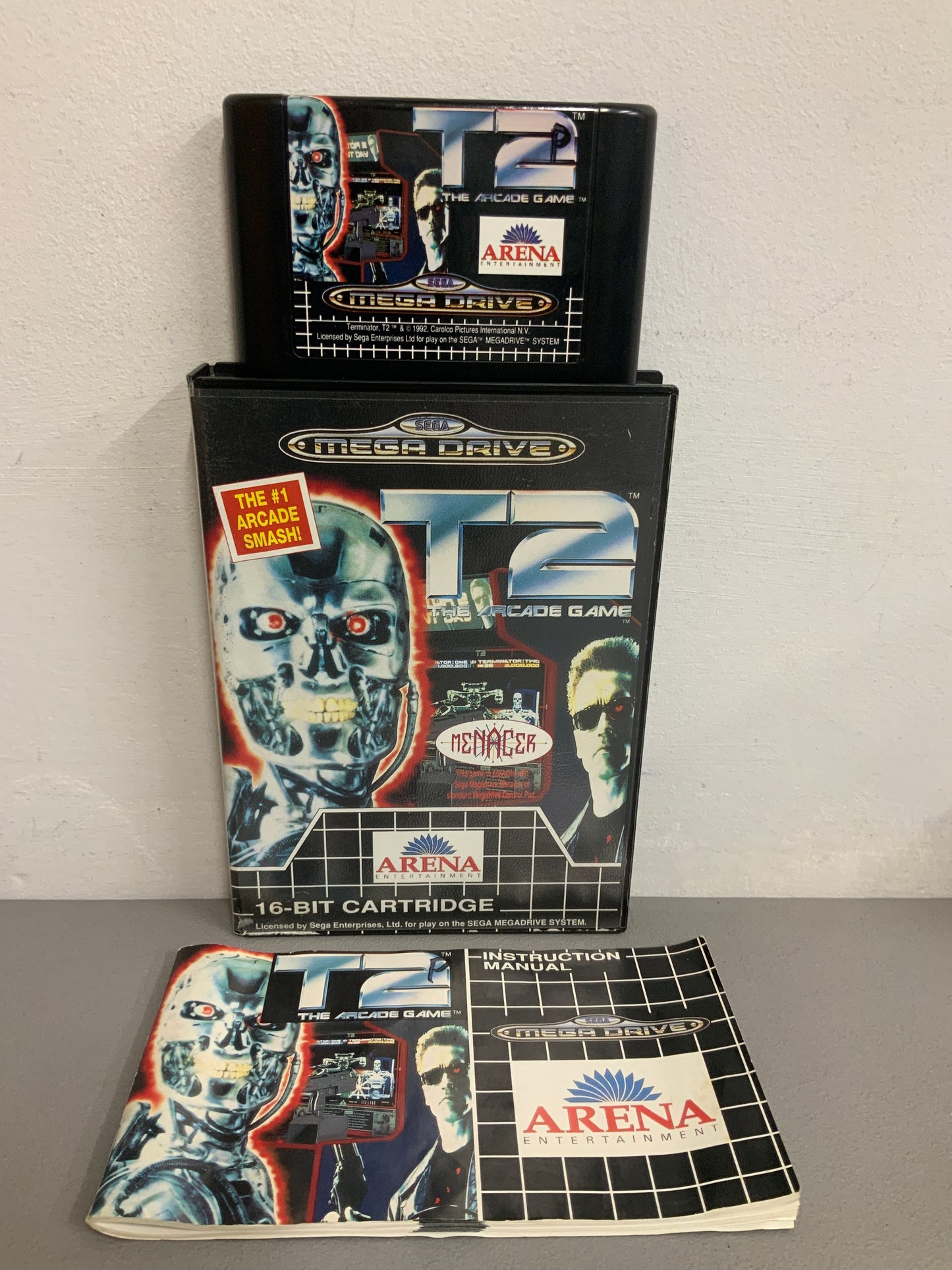 T2 The Arcade Game Sega Mega Drive