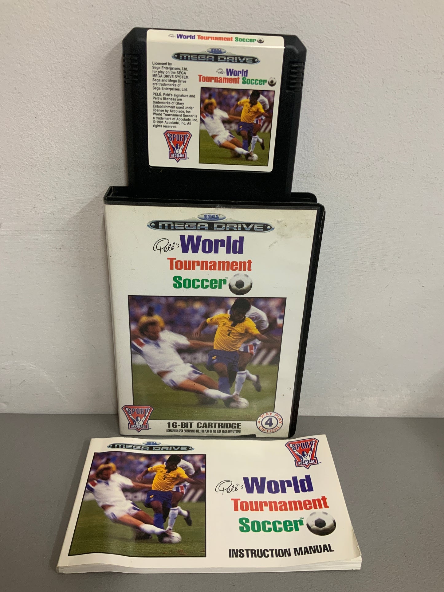 Petes World Tornament Soccer Sega Mega Drive