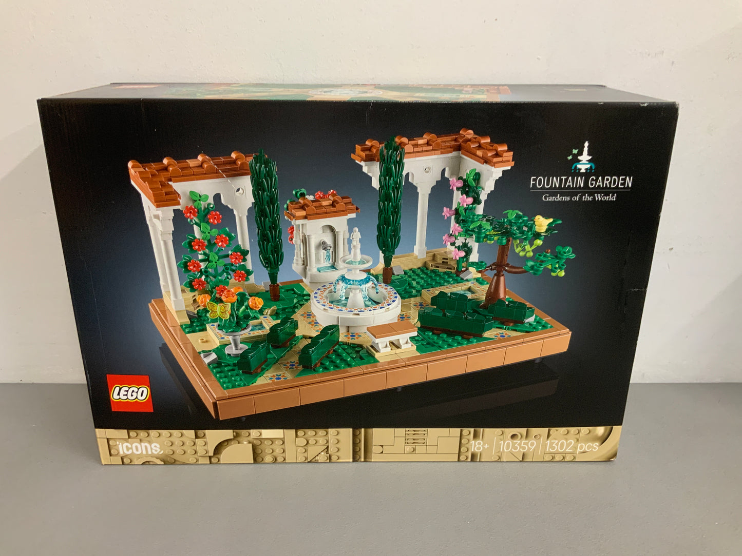 Lego Fountain Garden