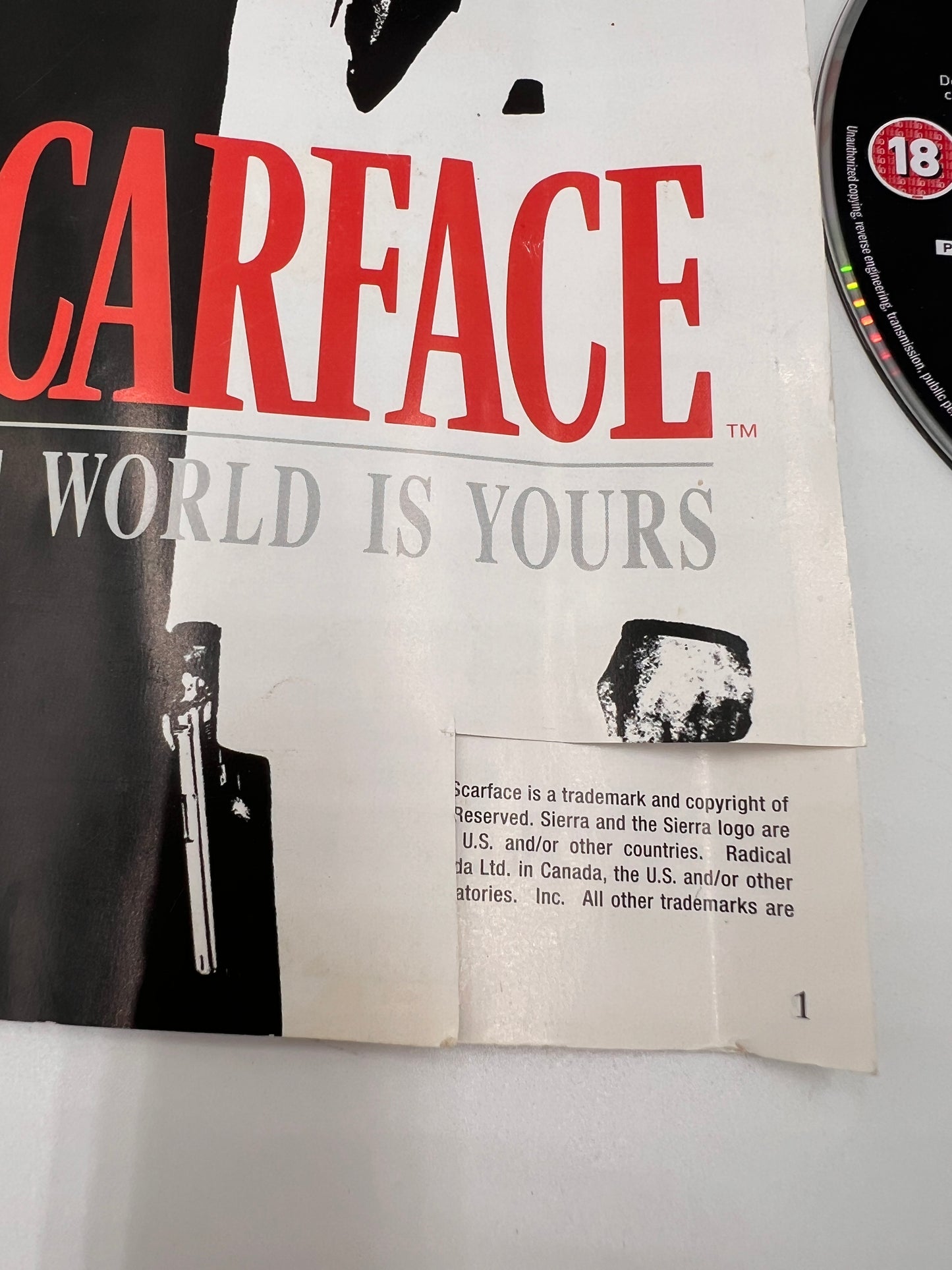Scarface The World Is Yours Xbox