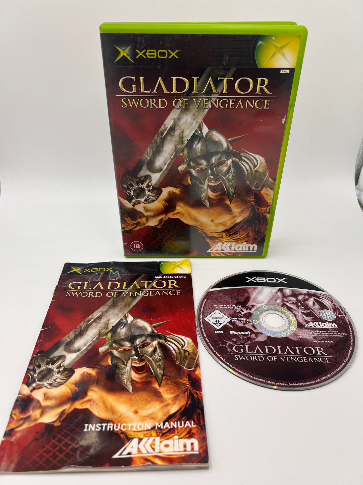 Gladiator Sword Of Vengeance Xbox