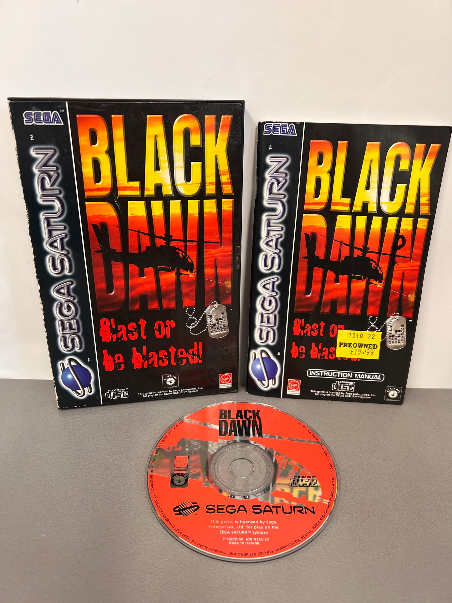 Sega Saturn Black Dawn