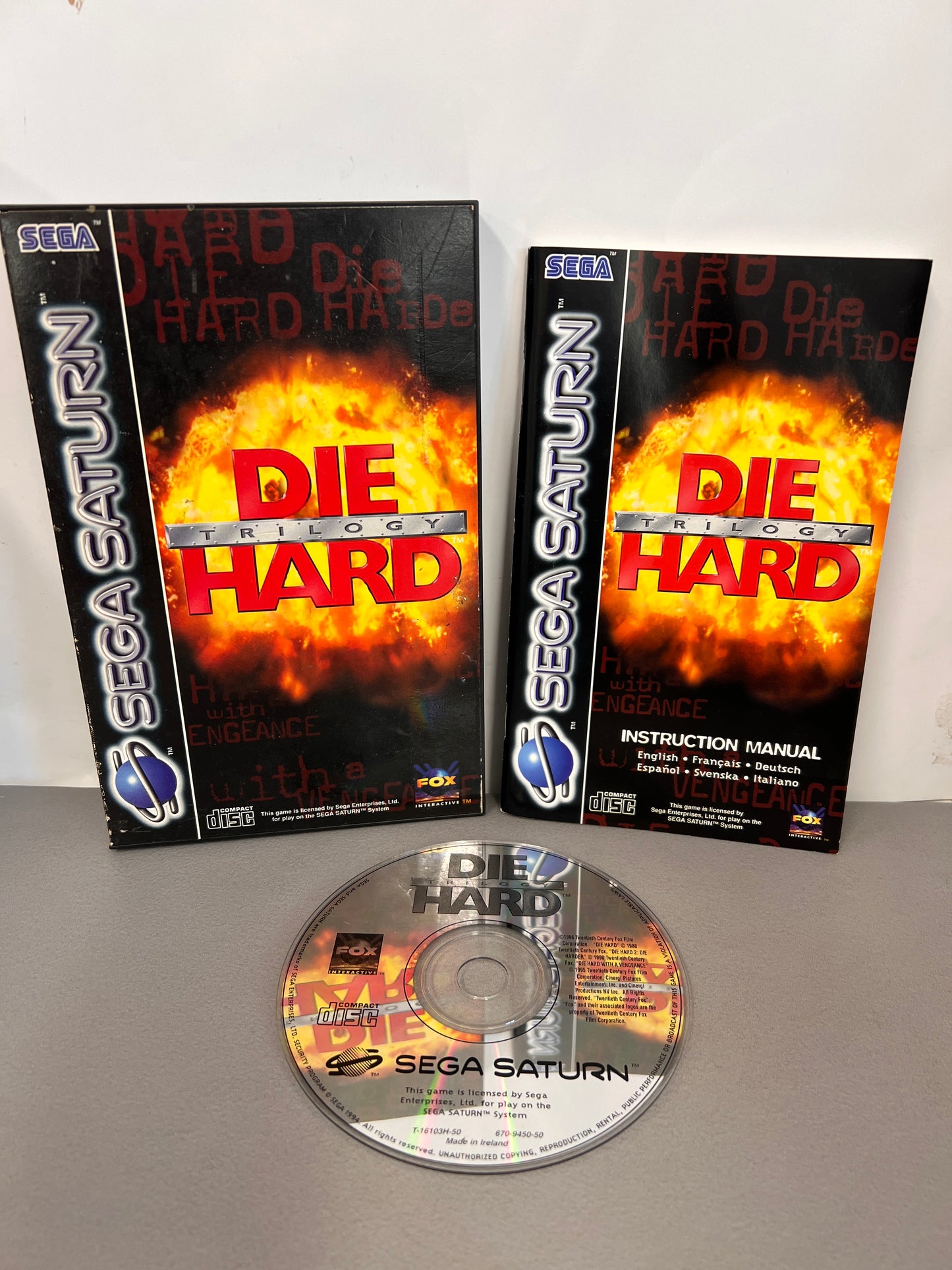 Sega Saturn Die Hard Trilogy
