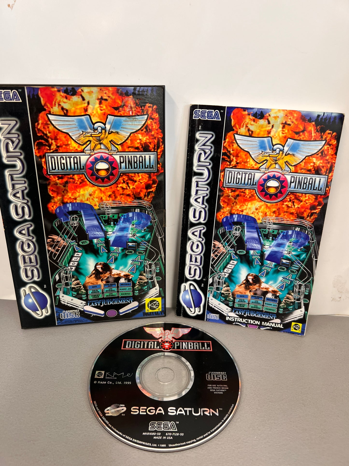 Sega Saturn Digital Pinball