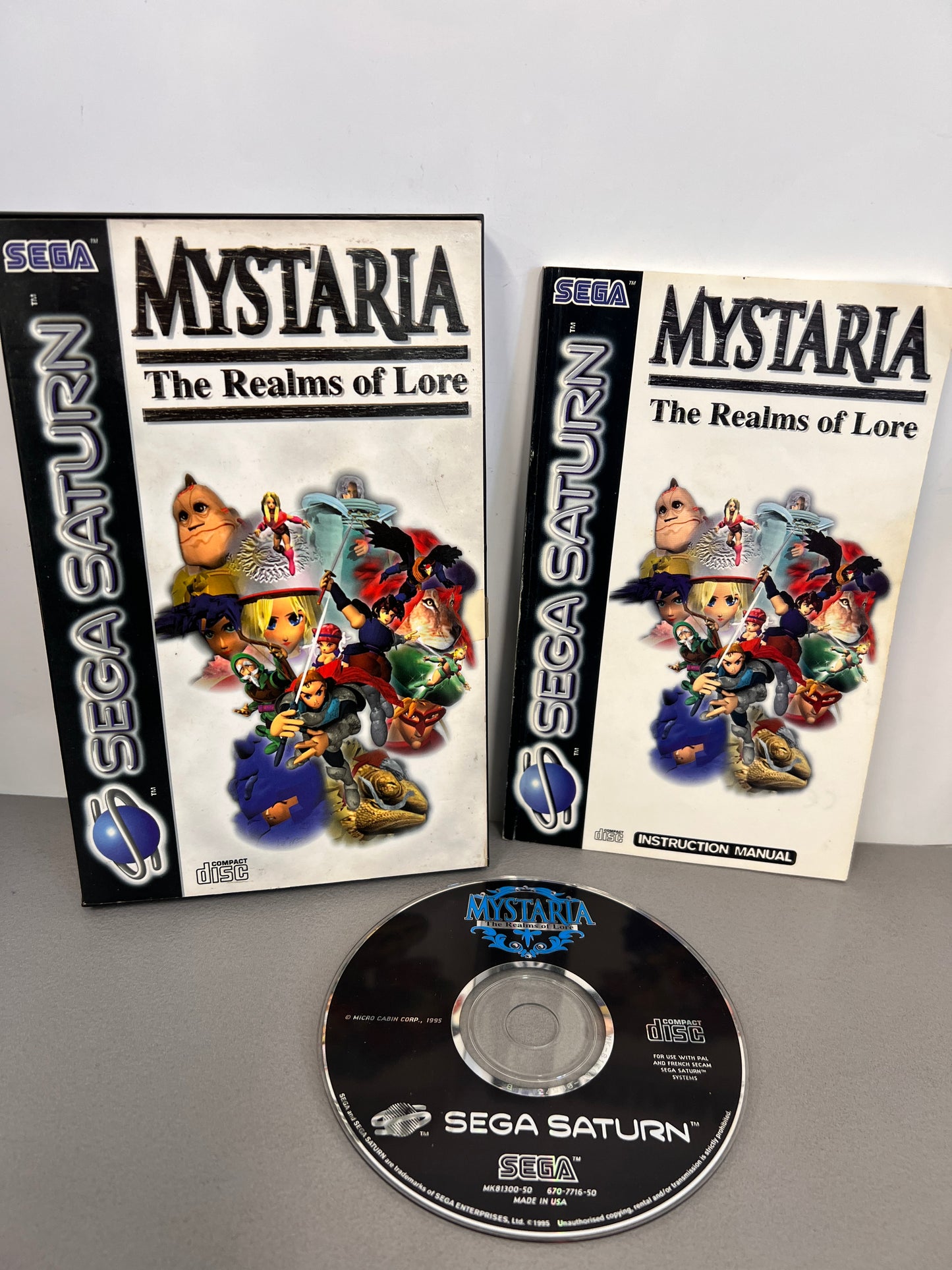 Mystaria the realms of lore Sega Saturn
