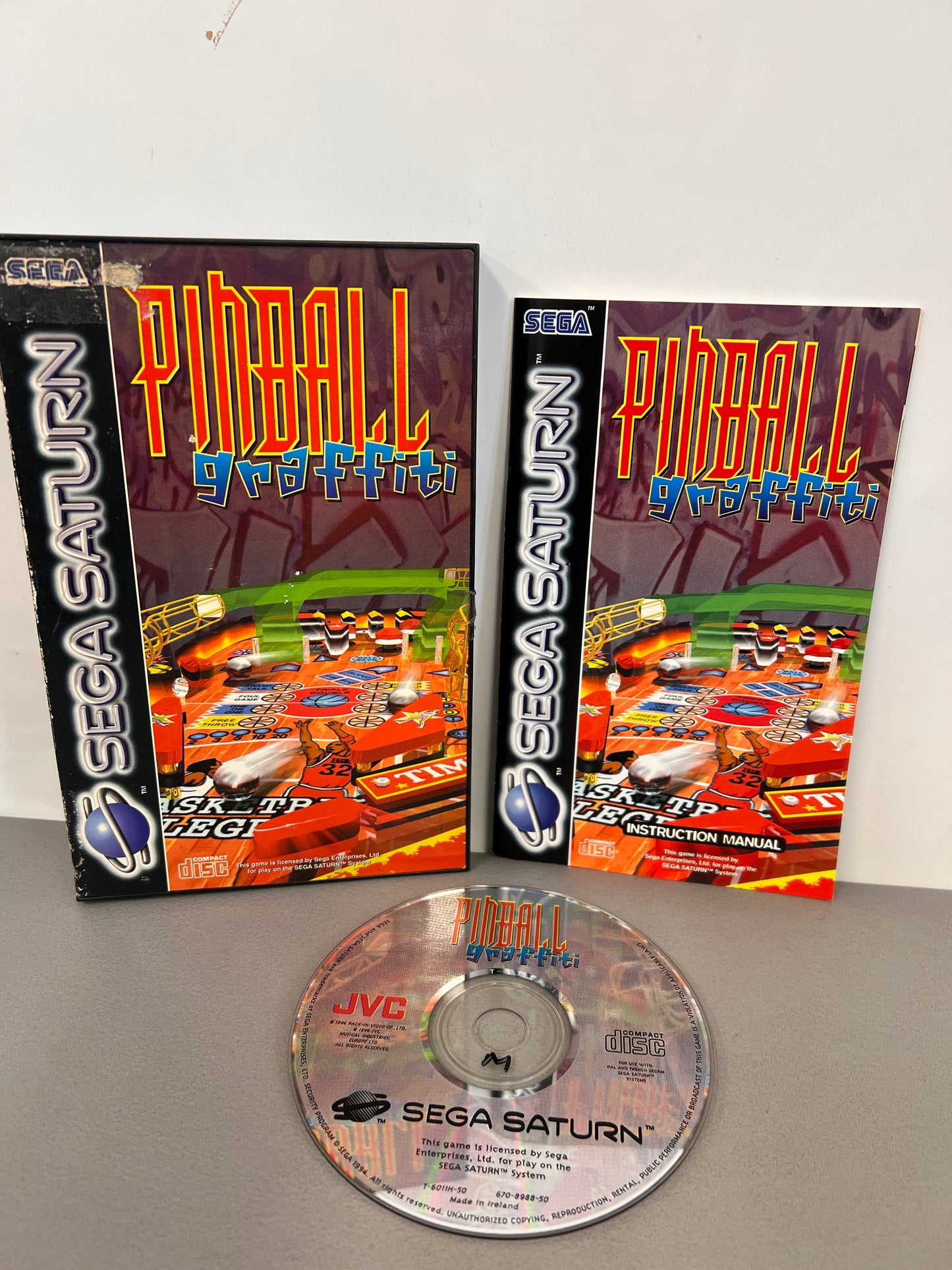 Pinball Graffiti Sega Saturn