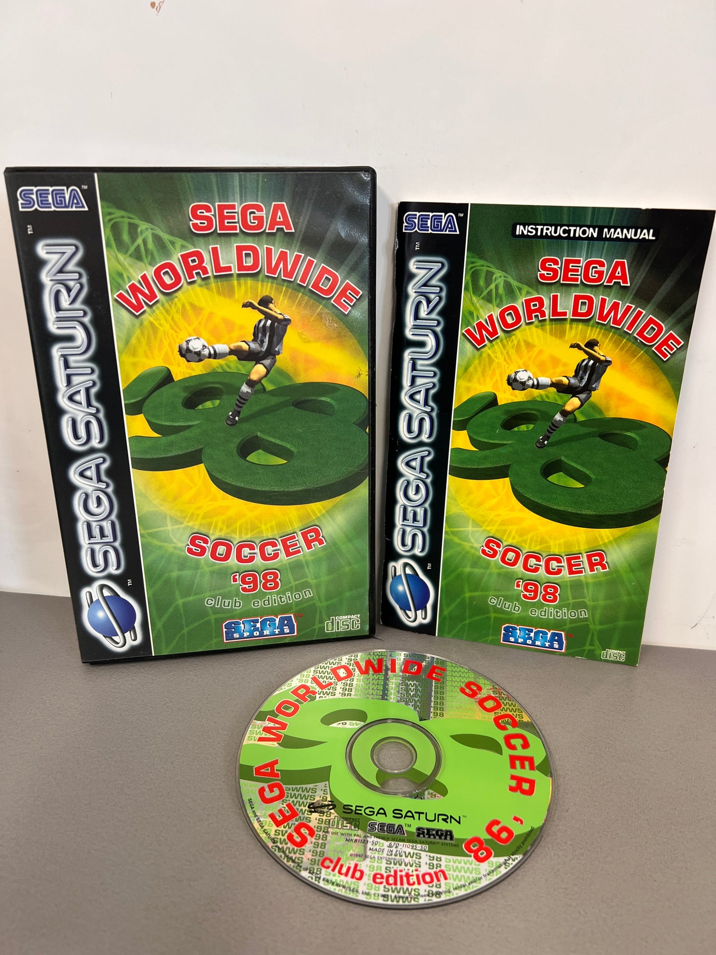 Sega worldwide soccer 98 Sega Saturn
