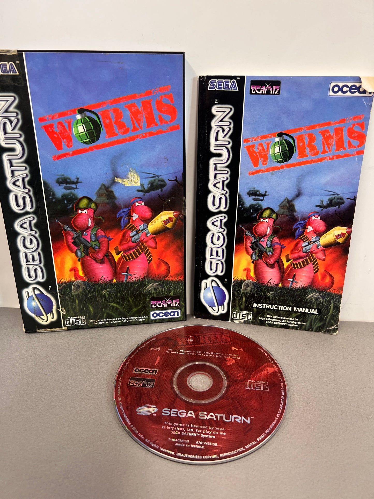 Worms Sega Saturn