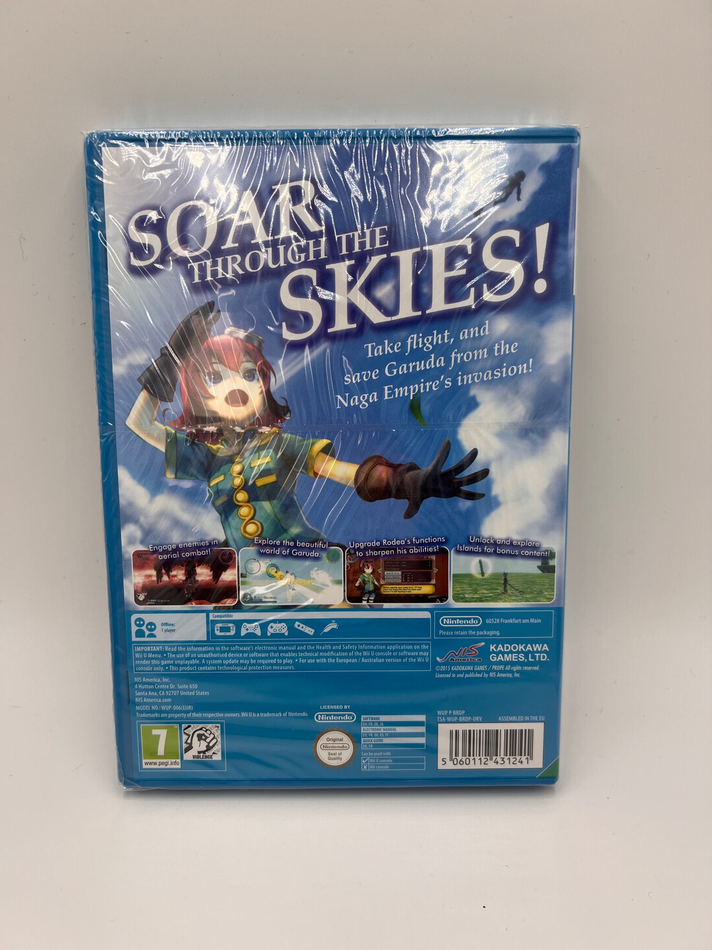 Nintendo Wii U Rodea The Sky Soldier