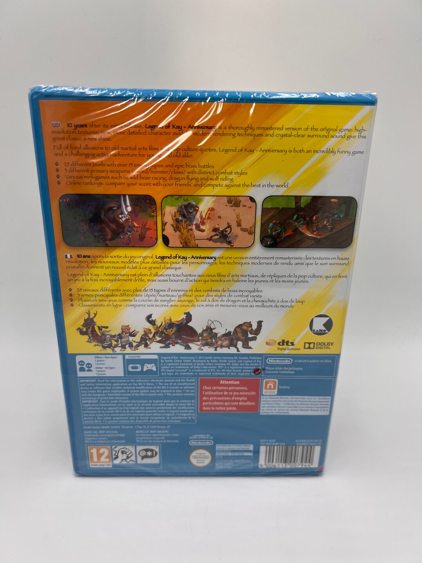Nintendo Wii U Legend Of Kay NEW