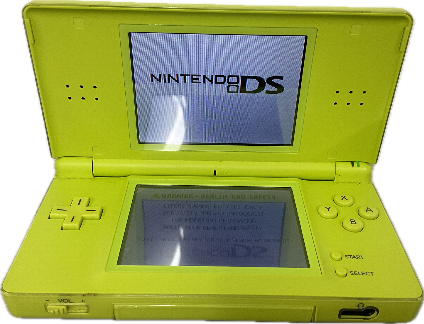Nintendo DS Lite Lime Green Console Unboxed