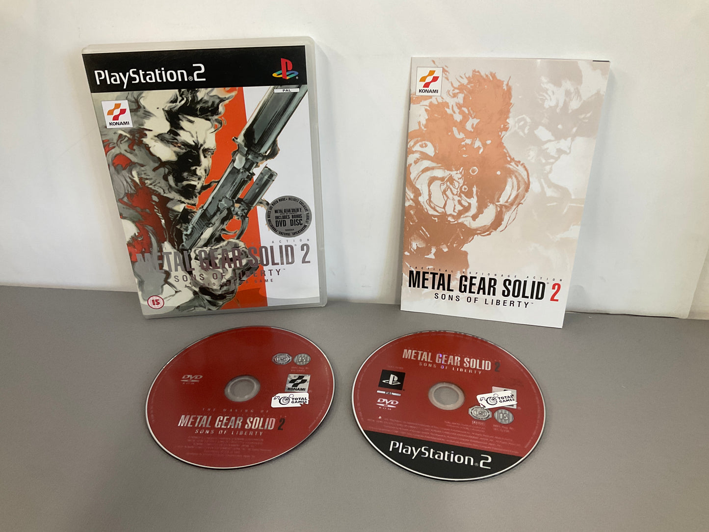 Metal Gear Solid 2 Sons Liberty Playstation 2