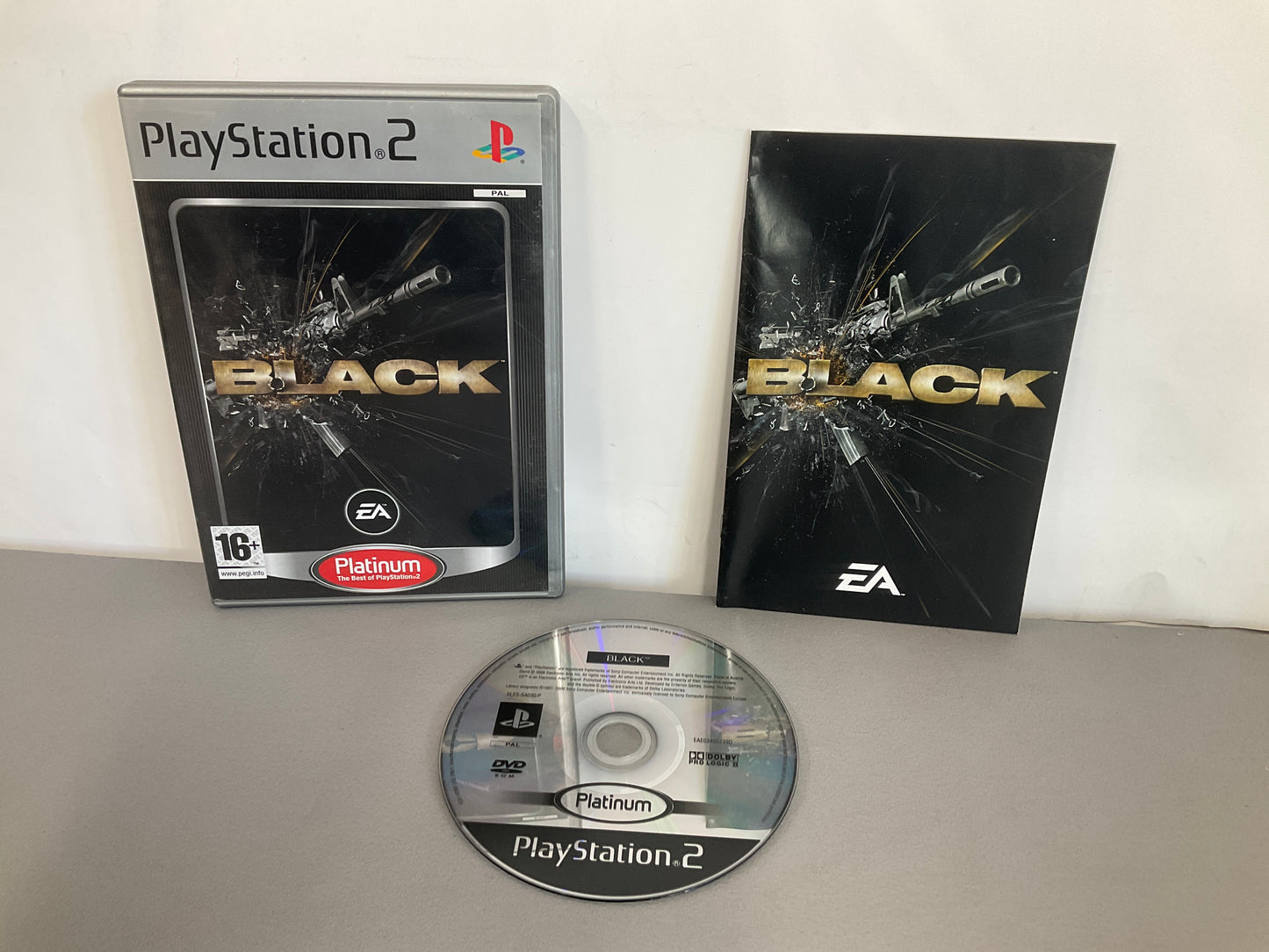 Black Platinum Playstation 2