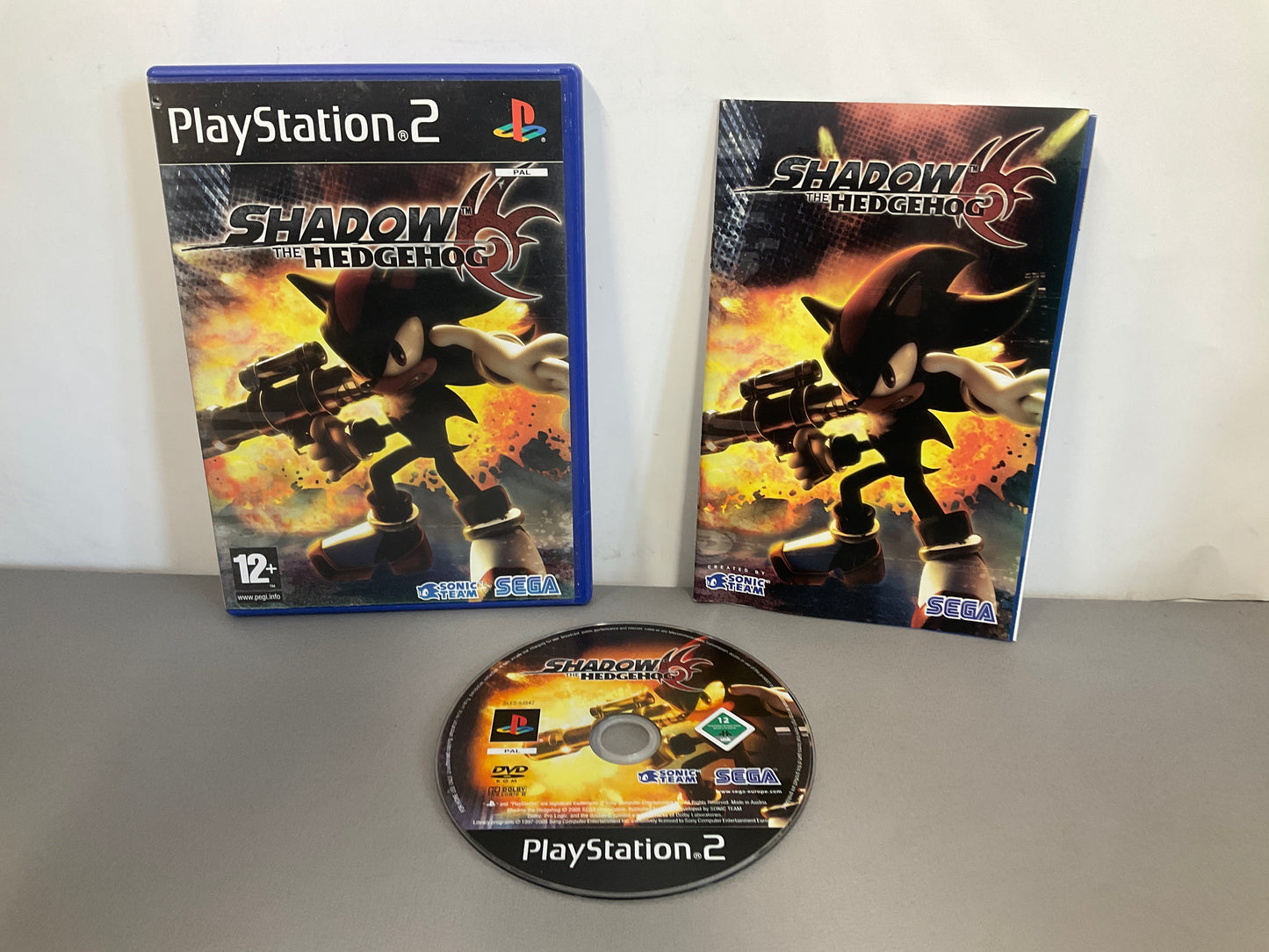 Shadow The Headgehog Playstation 2