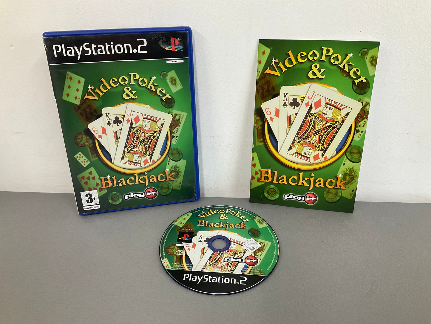Video Poker & Blackjack Playstation 2