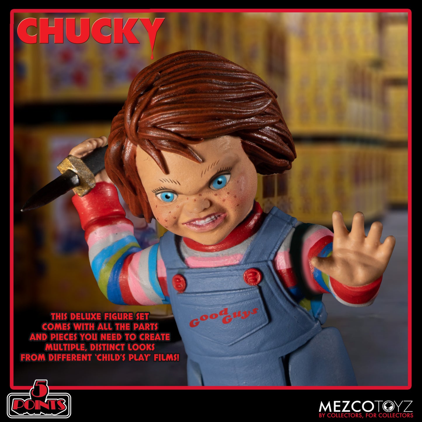 Chucky 5 Points Deluxe Figure Set Neca