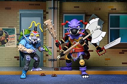 TMNT Turtles Antrax And Scumbug Neca