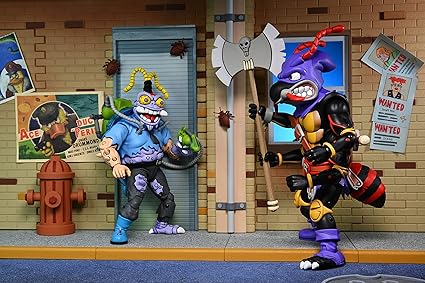 TMNT Turtles Antrax And Scumbug Neca