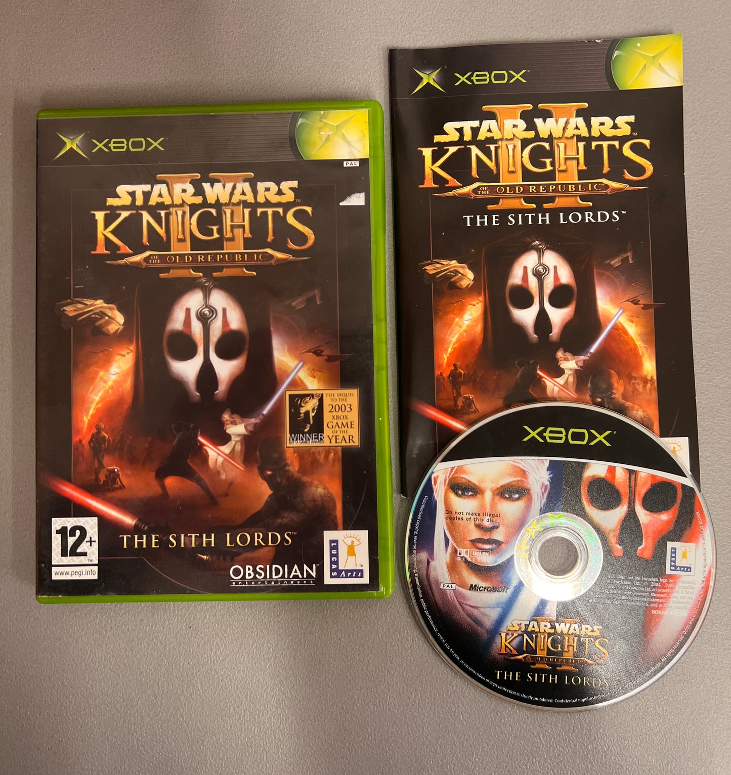 Star Wars Knights The Sith Lords Xbox