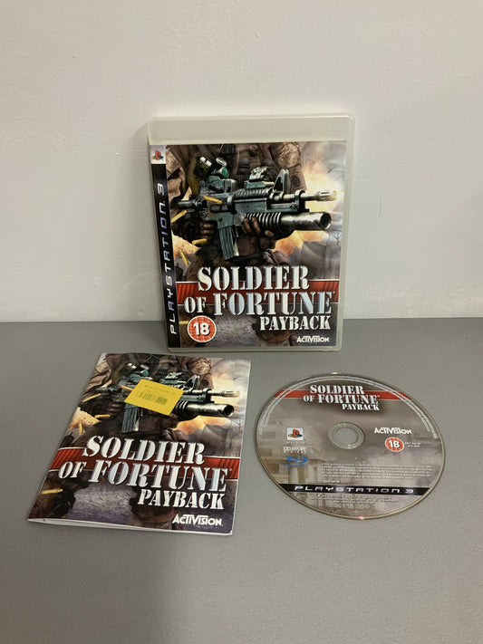 Soldier Of Fortune Payback PS3