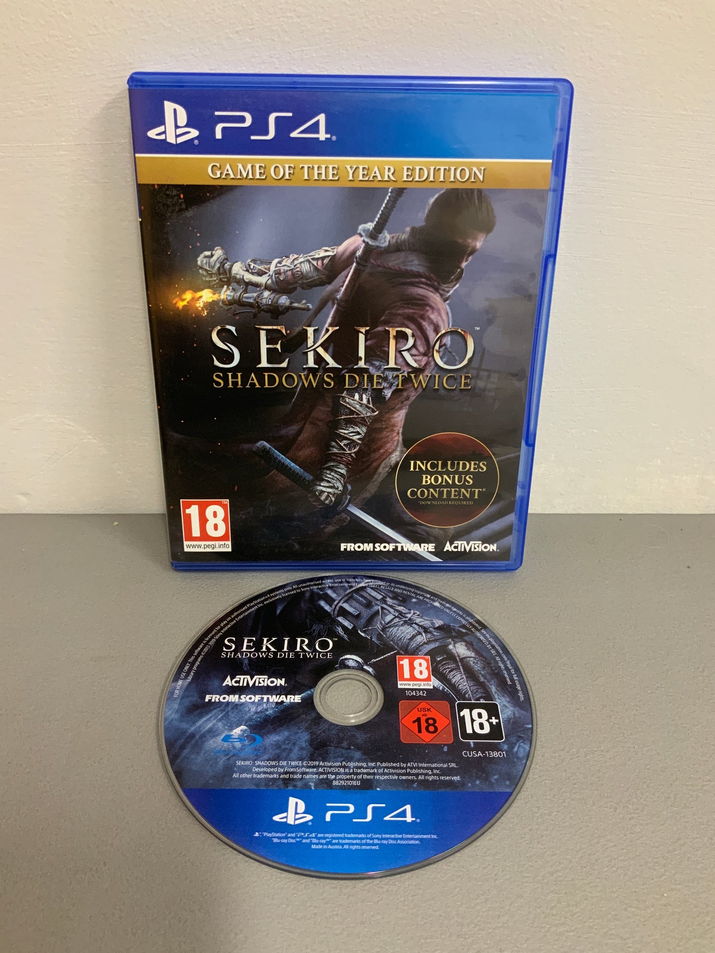 Sekiro Shadows Die Twice PS4