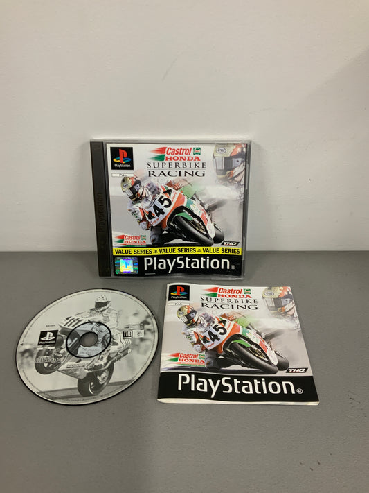 Castrol Honda Superbike Racing Playstation 1