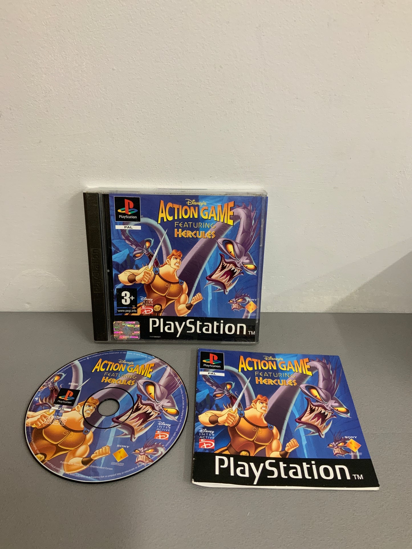 Disney Action Game Hercules Playstation 1