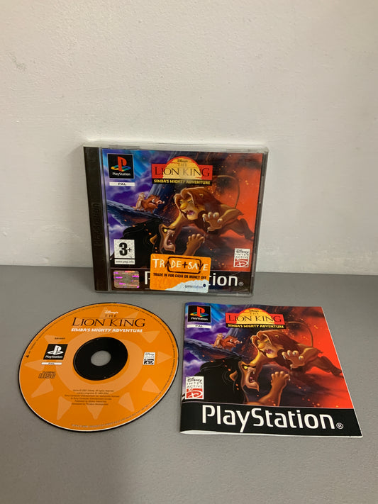 The Lion King Simbas Mighty Adventure Playstaion 1