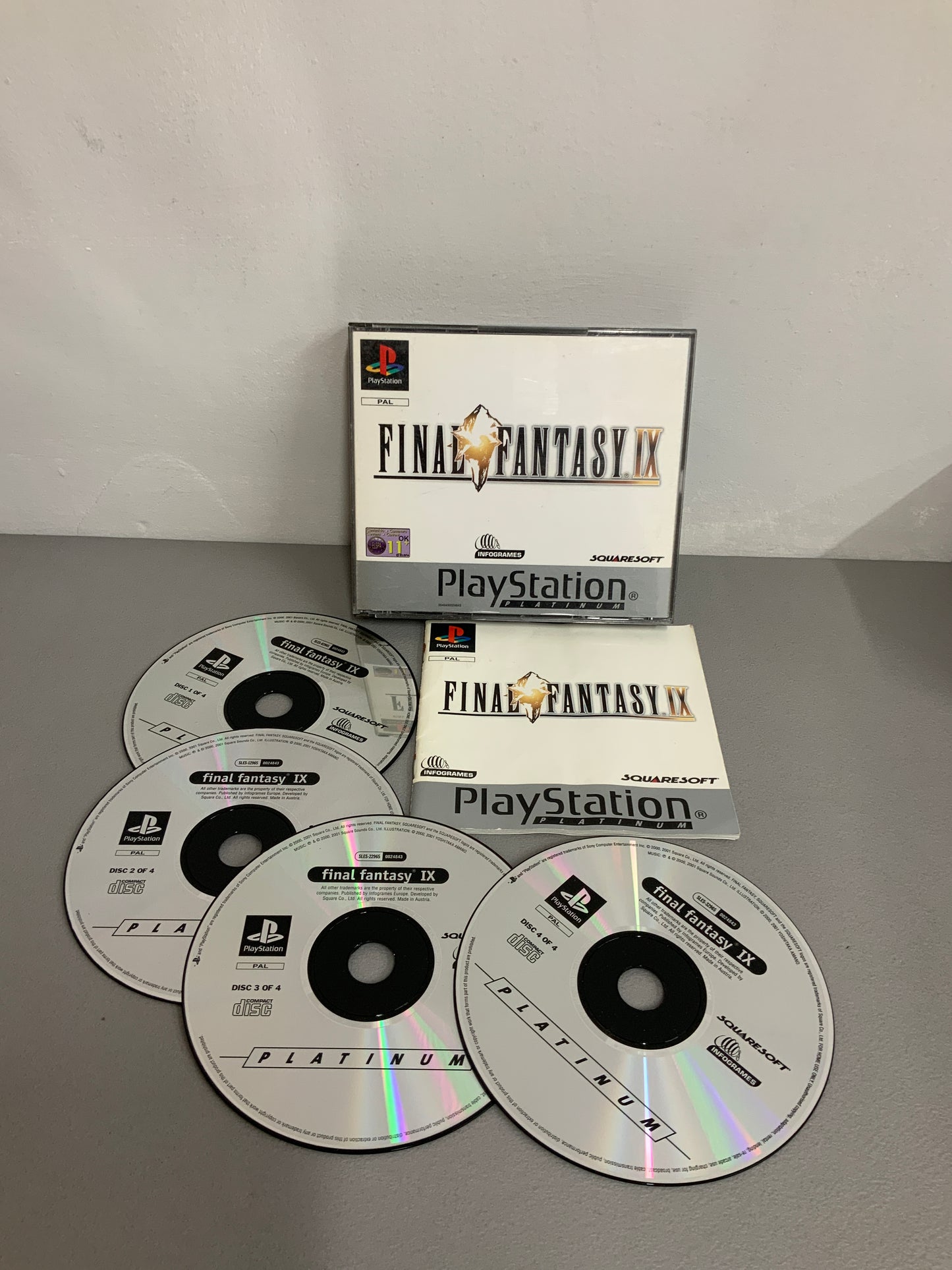 Final Fantasy IX 9 Platinum Playstation 1