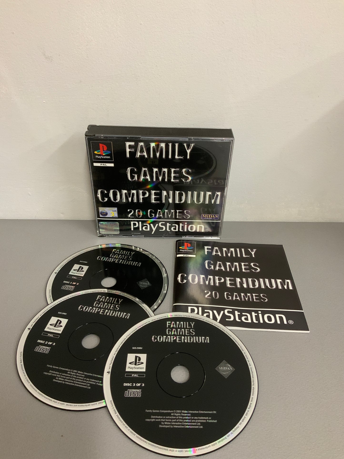 Family Games Compendium Playstation 1